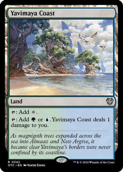 Yavimaya Coast Commander: Outlaws of Thunder Junction Magic card