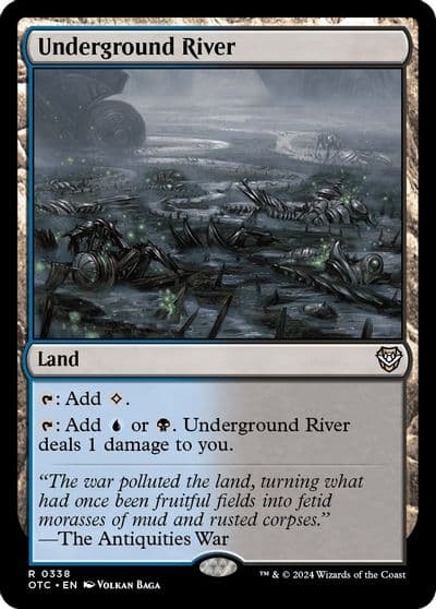 Underground River Commander: Outlaws of Thunder Junction Magic card