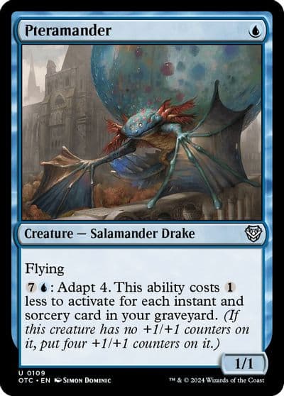 Pteramander Commander: Outlaws of Thunder Junction Magic card