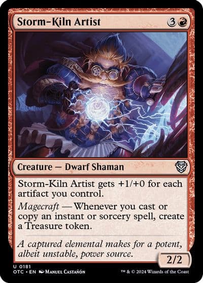Storm Kiln Artist Commander: Outlaws of Thunder Junction Magic card