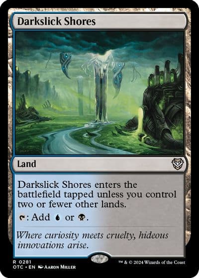 Darkslick Shores Commander: Outlaws of Thunder Junction Magic card