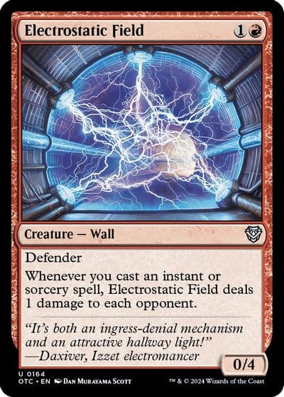 Electrostatic Field Commander: Outlaws of Thunder Junction Magic card
