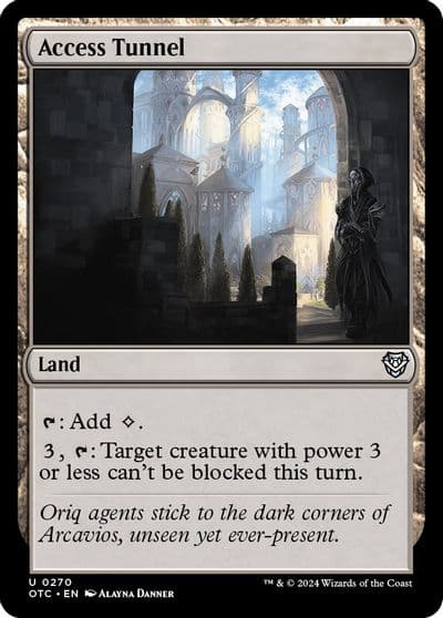 Access Tunnel Commander: Outlaws of Thunder Junction Magic card