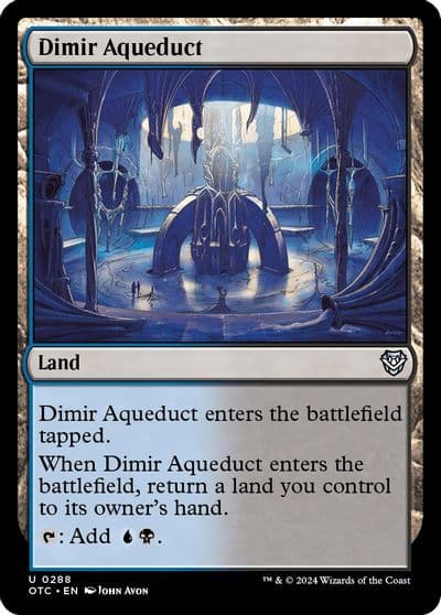Dimir Aqueduct Commander: Outlaws of Thunder Junction Magic card