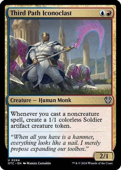 Third Path Iconoclast Commander: Outlaws of Thunder Junction Magic card
