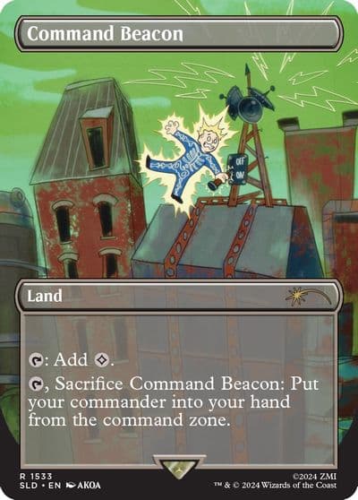 Command Beacon Secret Lair Drop Series Magic card