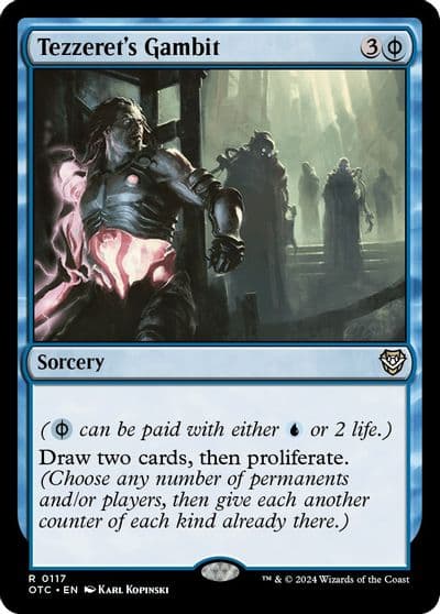Tezzerets Gambit Commander: Outlaws of Thunder Junction Magic card