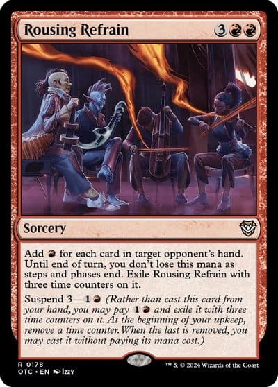 Rousing Refrain Commander: Outlaws of Thunder Junction Magic card