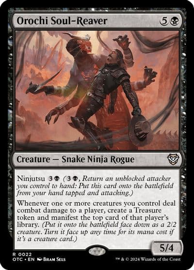 Orochi Soul Reaver Commander: Outlaws of Thunder Junction Magic card