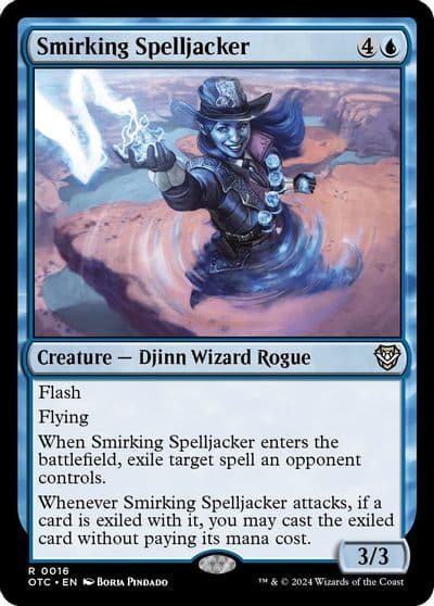 Smirking Spelljacker Commander: Outlaws of Thunder Junction Magic card