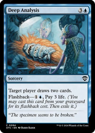 Deep Analysis Commander: Outlaws of Thunder Junction Magic card