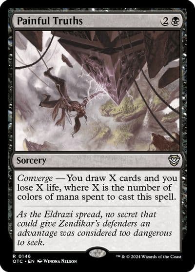 Painful Truths Commander: Outlaws of Thunder Junction Magic card