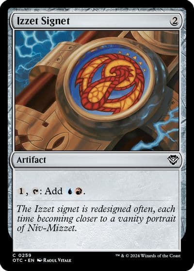 Izzet Signet Commander: Outlaws of Thunder Junction Magic card