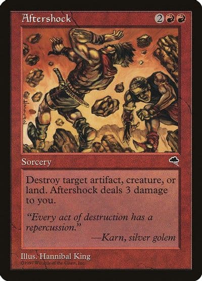 Aftershock Tempest Magic card