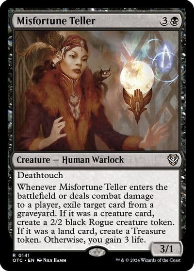 Misfortune Teller Commander: Outlaws of Thunder Junction Magic card