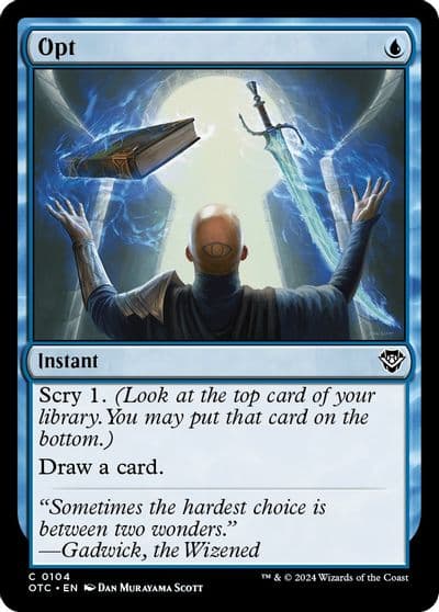 Opt Commander: Outlaws of Thunder Junction Magic card