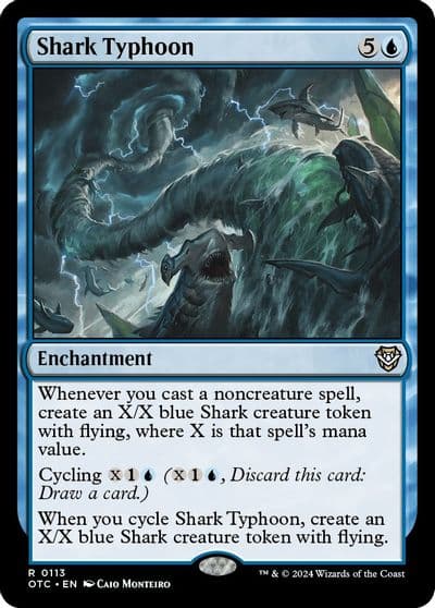 Shark Typhoon Commander: Outlaws of Thunder Junction Magic card