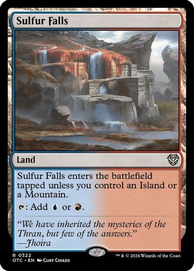 Sulfur Falls Commander: Outlaws of Thunder Junction Magic card
