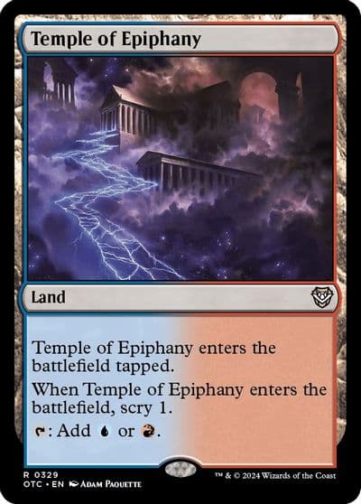 Temple of Epiphany Commander: Outlaws of Thunder Junction Magic card