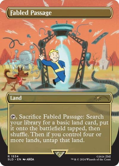 Fabled Passage 1534 Secret Lair Drop Series Magic card