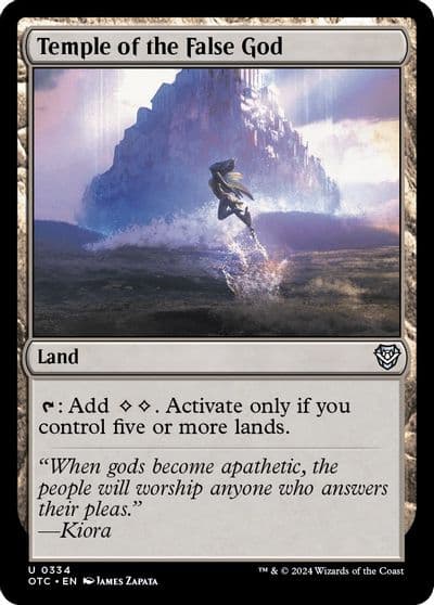 Temple of the False God Commander: Outlaws of Thunder Junction Magic card