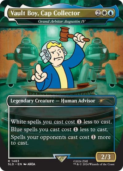 Vault Boy Cap Collector Grand Arbiter Augustin IV Secret Lair Drop Series Magic card