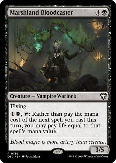 Marshland Bloodcaster Commander: Outlaws of Thunder Junction Magic card