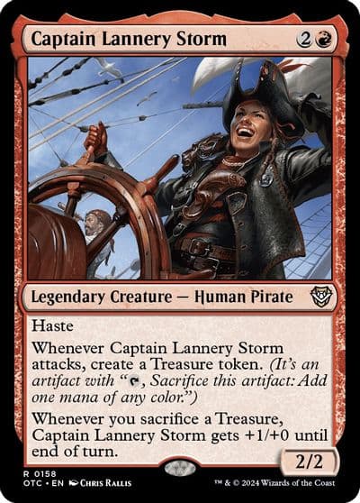 Captain Lannery Storm Commander: Outlaws of Thunder Junction Magic card