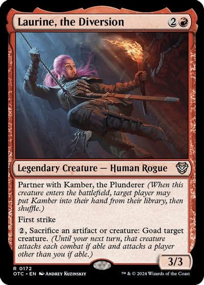 Laurine the Diversion Commander: Outlaws of Thunder Junction Magic card