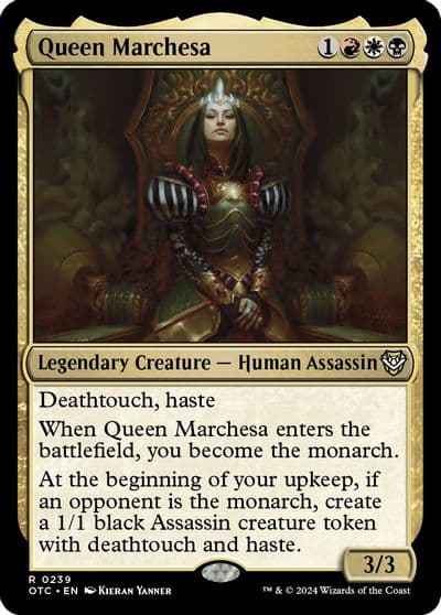 Queen Marchesa Commander: Outlaws of Thunder Junction Magic card