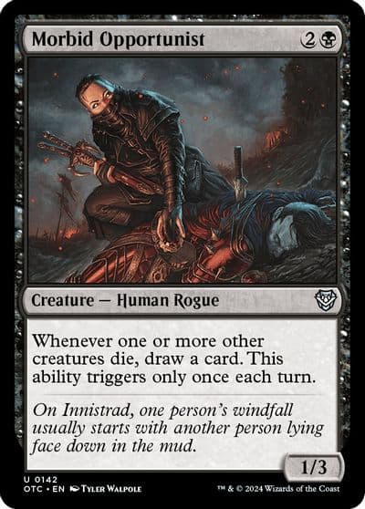 Morbid Opportunist Commander: Outlaws of Thunder Junction Magic card