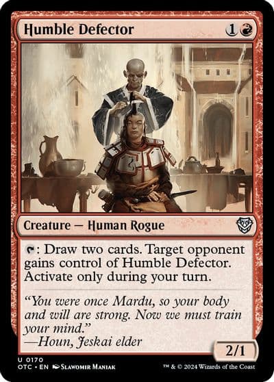 Humble Defector Commander: Outlaws of Thunder Junction Magic card