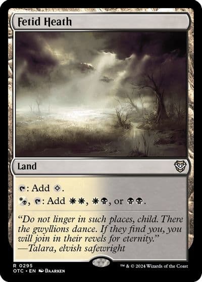 Fetid Heath Commander: Outlaws of Thunder Junction Magic card