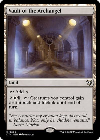 Vault of the Archangel Commander: Outlaws of Thunder Junction Magic card