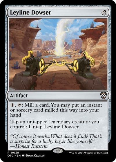 Leyline Dowser Commander: Outlaws of Thunder Junction Magic card