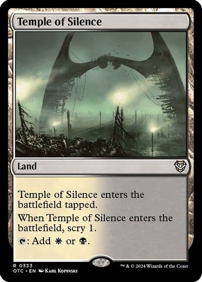 Temple of Silence Commander: Outlaws of Thunder Junction Magic card
