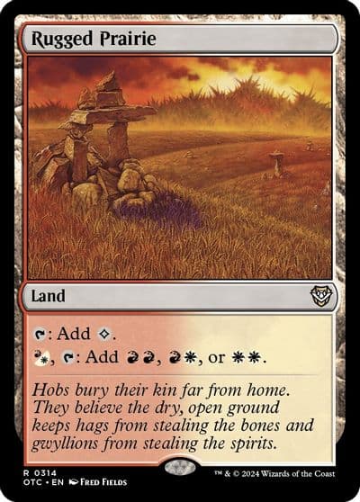 Rugged Prairie Commander: Outlaws of Thunder Junction Magic card