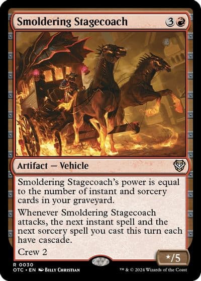 Smoldering Stagecoach Commander: Outlaws of Thunder Junction Magic card