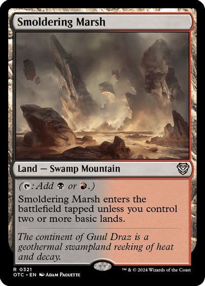 Smoldering Marsh Commander: Outlaws of Thunder Junction Magic card