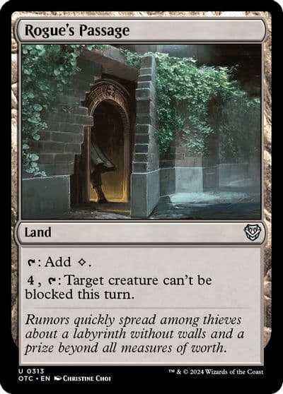 Rogues Passage Commander: Outlaws of Thunder Junction Magic card