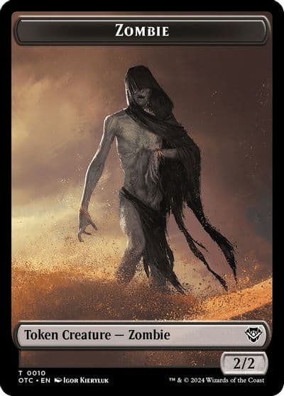 Zombie Ox Double Sided Token Commander: Outlaws of Thunder Junction Magic card