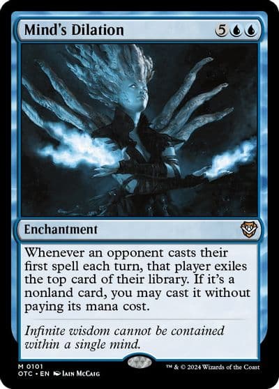 Minds Dilation Commander: Outlaws of Thunder Junction Magic card