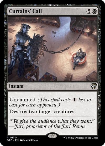 Curtains Call Commander: Outlaws of Thunder Junction Magic card