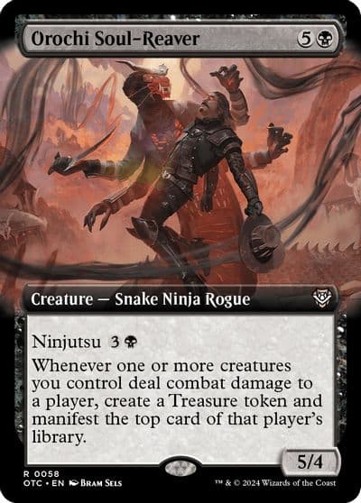 Orochi Soul Reaver Extended Art Commander: Outlaws of Thunder Junction Magic card