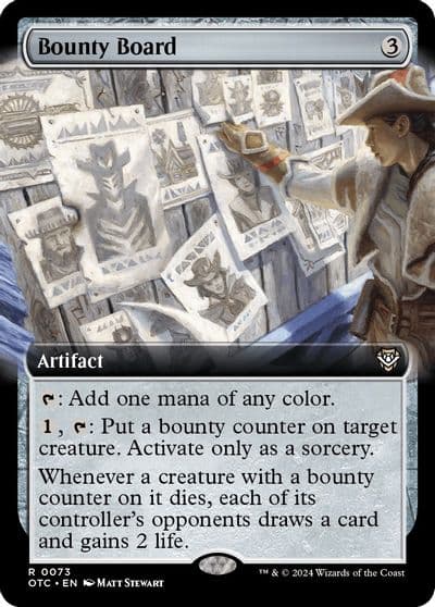 Bounty Board Extended Art Commander: Outlaws of Thunder Junction Magic card