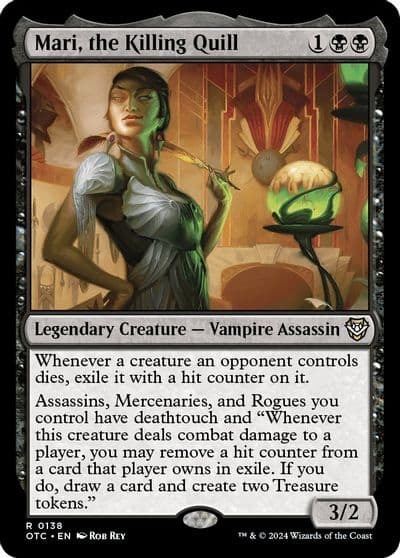 Mari the Killing Quill Commander: Outlaws of Thunder Junction Magic card