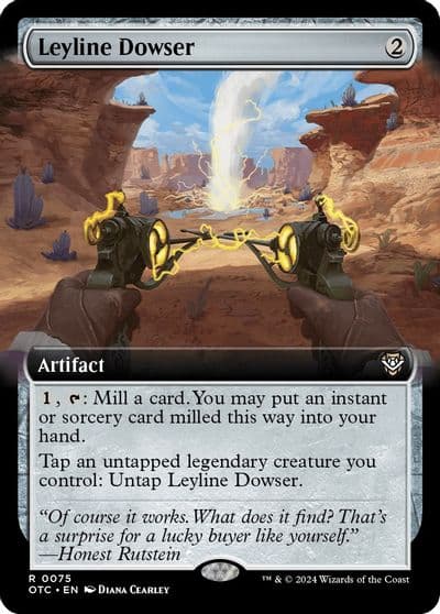 Leyline Dowser Extended Art Commander: Outlaws of Thunder Junction Magic card
