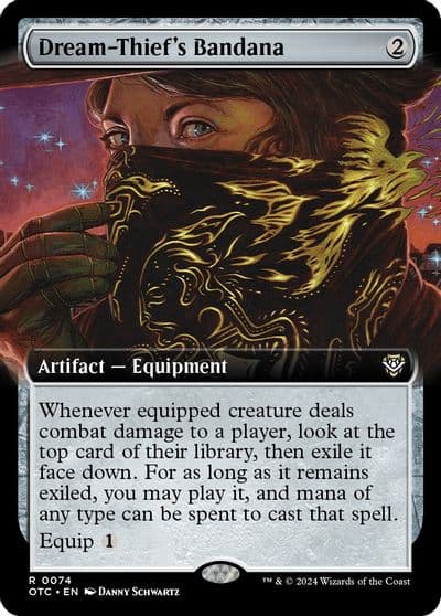 Dream Thiefs Bandana Extended Art Commander: Outlaws of Thunder Junction Magic card