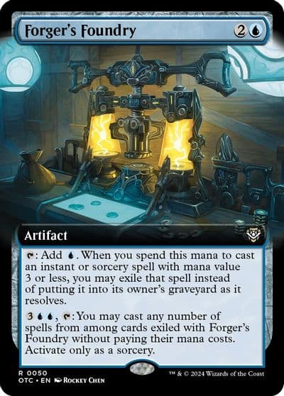 Forgers Foundry Extended Art Commander: Outlaws of Thunder Junction Magic card