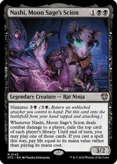 Nashi Moon Sages Scion Commander: Outlaws of Thunder Junction Magic card